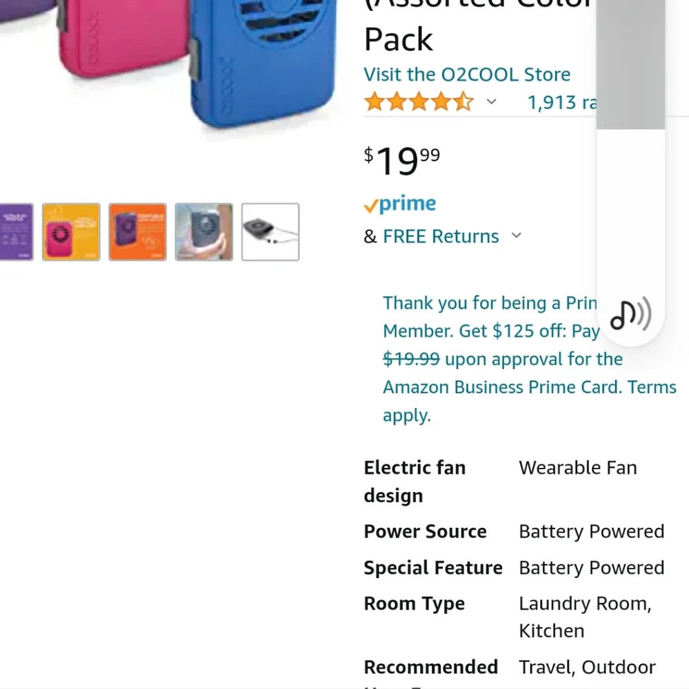 O2Cool fan - Picture 2 of 3